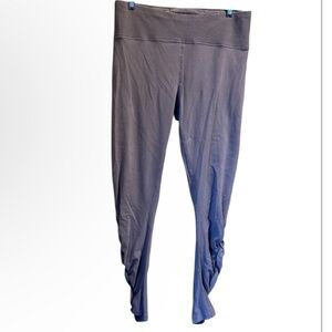 Lululemon ruched leggings purple grayish size 12 yoga workout